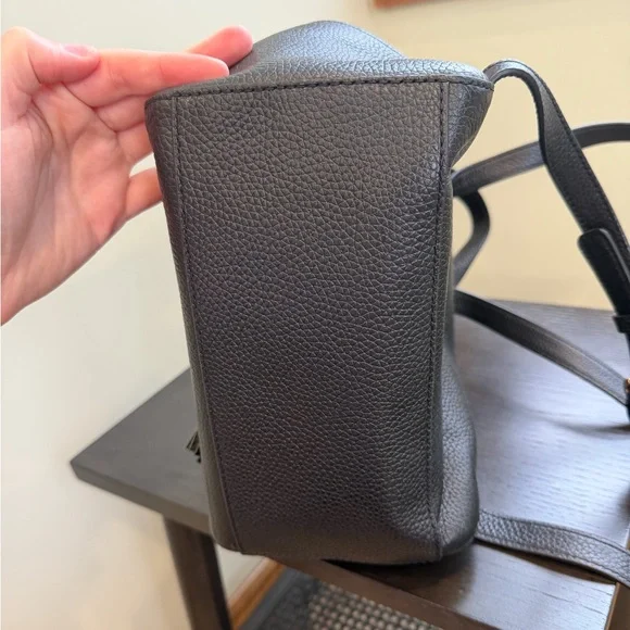 Tory Burch Charcoal Leather Backpack - Picture 4 of 6